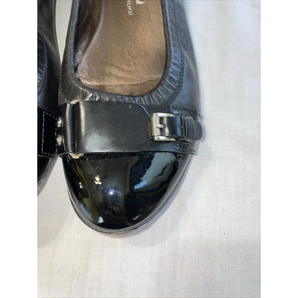 Attilio Giusti Leombruni Women’s Ballet Slippers Size 39.5 U.S. 8.5 M Black Lthr